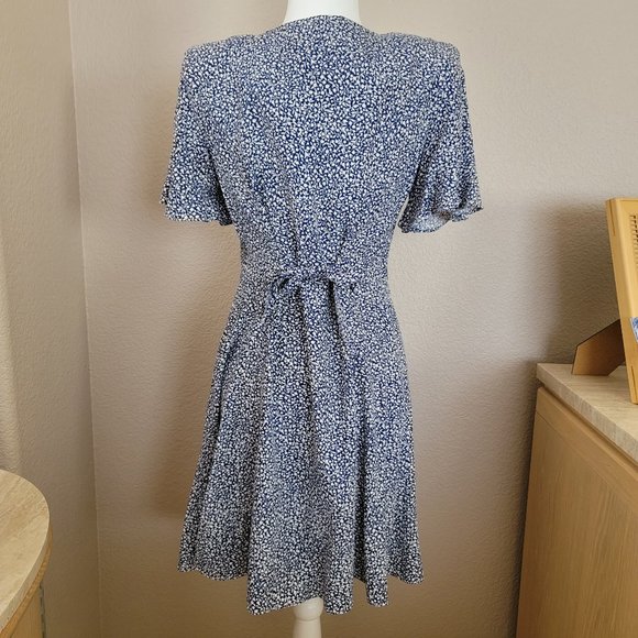 Vintage E.D.Michaels Maxi Floral Dress Size 6 - Picture 3 of 6